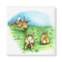 Three Little Binkies Magnet