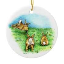 Three Little Binkies Ornaments