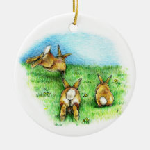 Three Little Binkies Ornaments