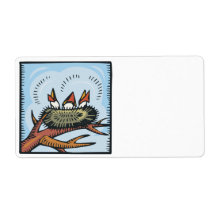 Three Little Birds Custom Shipping Labels