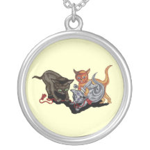 Three Little Kittens Pendants