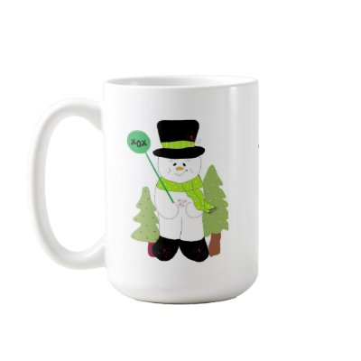 Three Little Snowmen Mugs by seashell2