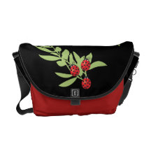 Three Lucky Ladybugs Commuter Bag