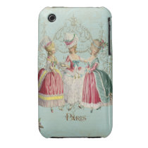 Three Marie Antoinette French Girls Iphone 3 Cases