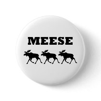 Three Meese Funny Pin