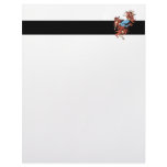 three mermaids vector cartoon art letterhead