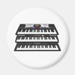 Three Modern Keyboards: Synthesizers: Refrigerator Magnet