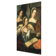 Three Musicians Gallery Wrapped Canvas