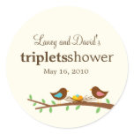 Three New Eggs Favour Sticker or Gift Tag Stickers