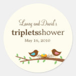 Three New Eggs Favour Sticker or Gift Tag Stickers