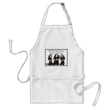Three Nuns Kneeling "Hail Mary Full Of Grace" Apron