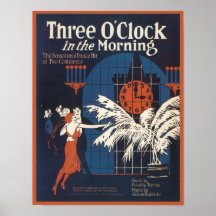 Three O'Clock in the Morning Songbook Cover Poster