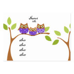 Three Owls Business Card Templates