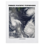 Three Pacific Typhoons (Satellite Picture) flyers