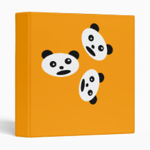 Three Pandas Avery Binder