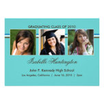 Three Photos Bar Graduation Announcement