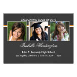 Three Photos Bar Slate Graduation Announcement