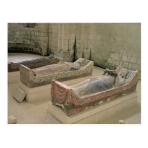 Three Plantagenet Tombs Postcards