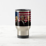 Three Presidents and The American Flag Coffee Mug