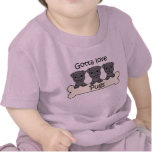 Three Pugs Tee Shirt