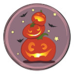 three pumpkins stickers