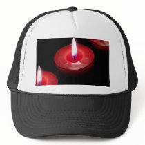 Three Red Candles Hat
