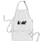 Three Scotties & a Westie Apron