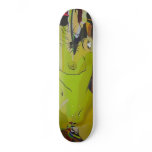 three skate decks