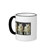 Three Snazzy Cats Mugs