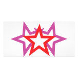 three stars icon photo cards
