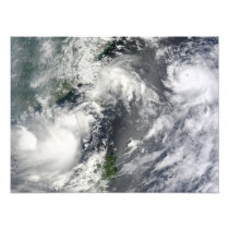 Three strong storms