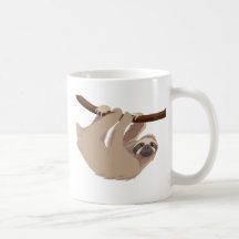 Three Toed Sloth Coffee Mugs