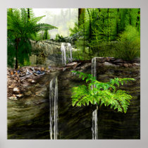 Three Water falls Posters