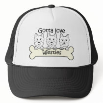 Three Westies Trucker Hat