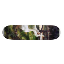Three White Geese Skate Board