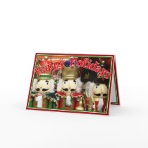 Three Wise Crackers - Nutcracker Soldiers Card