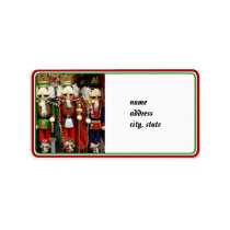 Three Wise Crackers - Nutcracker Soldiers Personalized Address Label