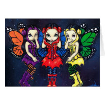 "Three Wise Faeries" Greeting Card