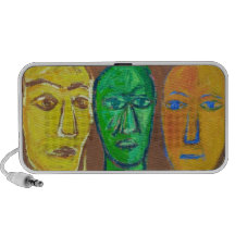 Three Wise Men (portrait expressionism) iPod Speaker