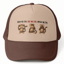 Three Wise nkeys Hats