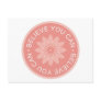 Three Word Quotes ~Believe You Can~ Post Card