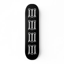 Three Wrenches in Light Grey. Skate Boards