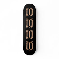 Three Wrenches. Tools. Brown. Skateboard Decks