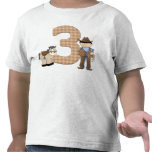 Three Year Old Cute Cowboy T-shirt