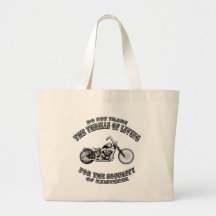 Thrills of Living Tote Bags