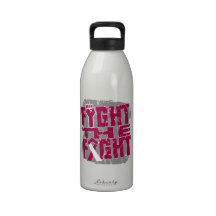 Throat Cancer Fight The Fight Water Bottles