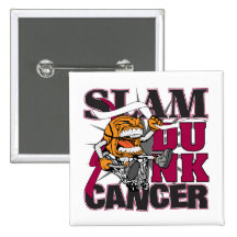 Throat Cancer - Slam Dunk Cancer Button