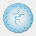 Throat Chakra - Light Blue Fridge Magnets