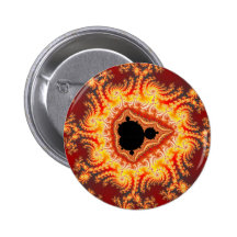 Throne of satan - Fractal Pinback Buttons