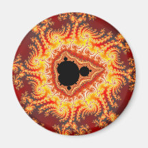 Throne of satan - Fractal Refrigerator Magnet